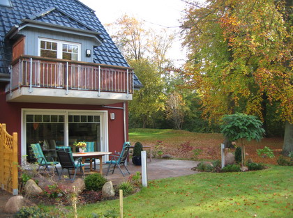 Garten Ferienwohnung Bansin