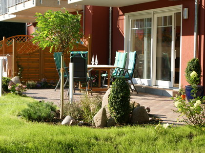 Garten Ferienwohnung Bansin